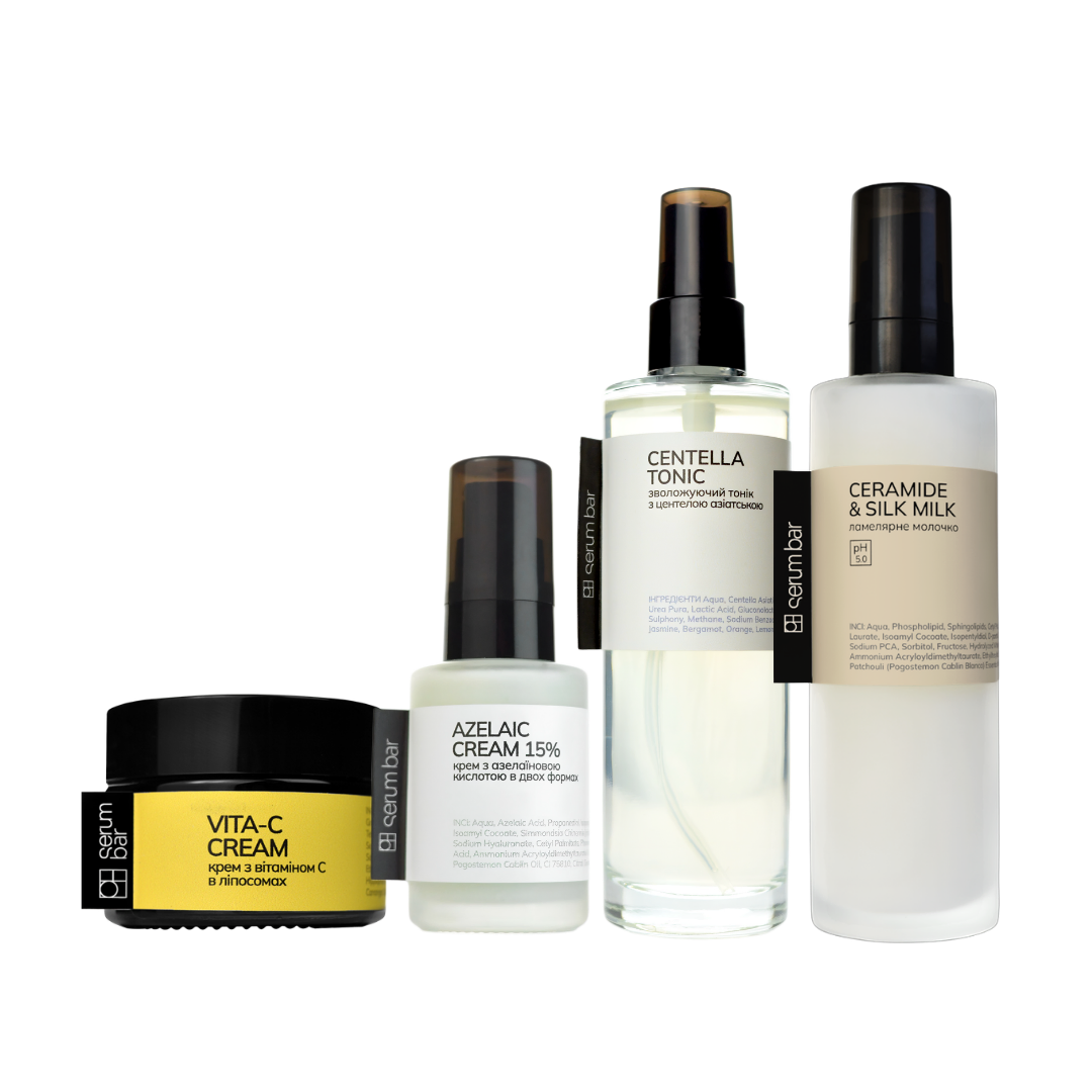 Набір AntiRedness + Sensitive для чутливої шкіри з почервоніннями та пошкодженим барʼєром